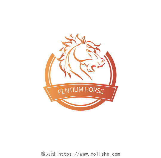 马奔腾标志动物马LOGO模板设计LOGO公司企业logo马l马logo